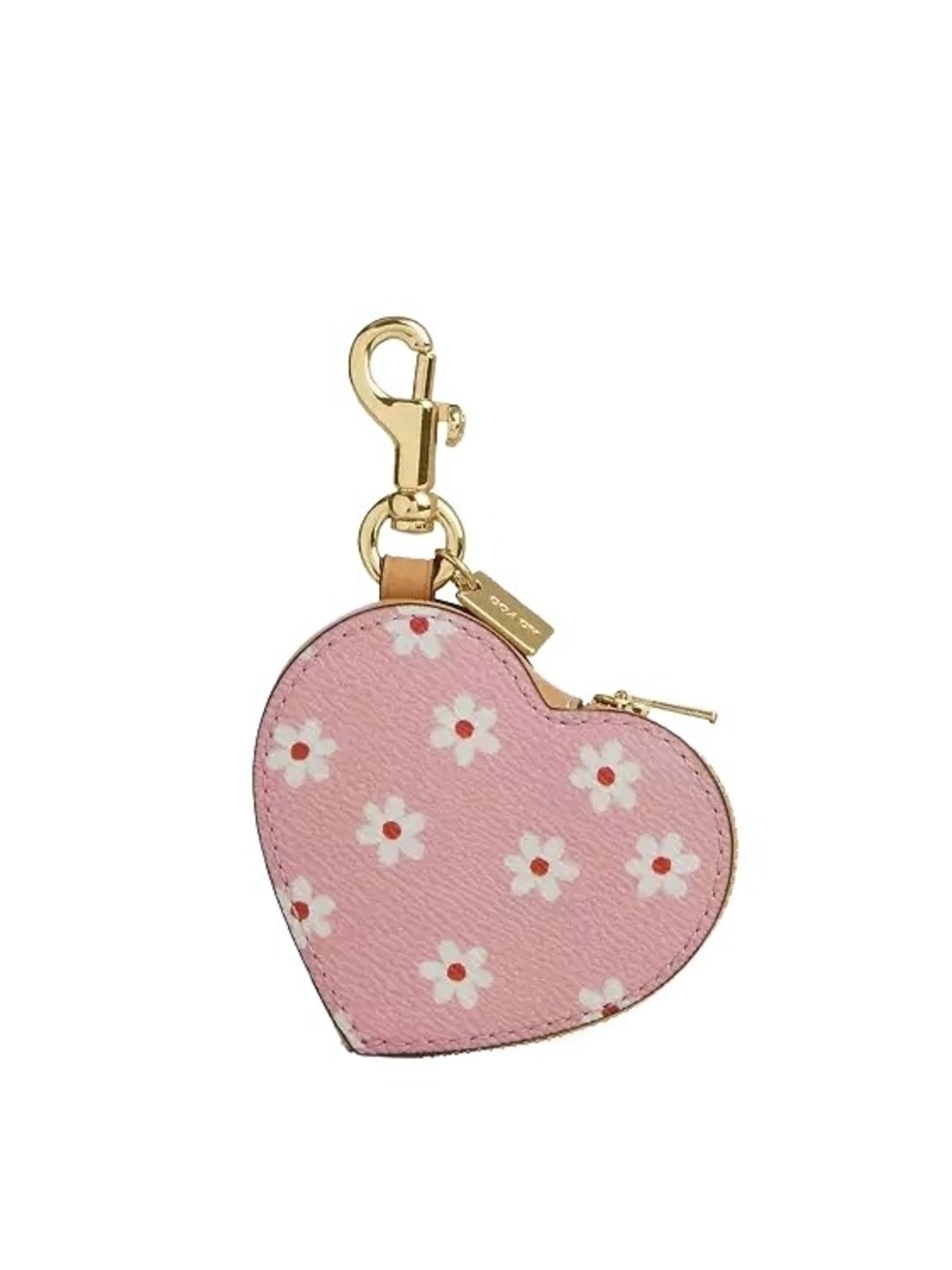 Coach Floral Heart Charm